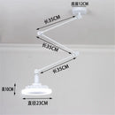 suspension led créative avec télécommande et ventilateur multifonction