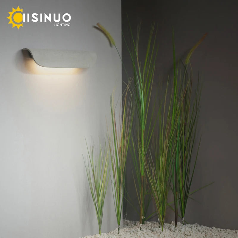 Applique murale extérieure extérieure IP65 étanche LED luminaires muraux finition blanche lumière en aluminium pour porte d'entrée de porche - vue 4 sur 10