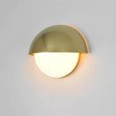 Applique murale Led rétro européenne dorée