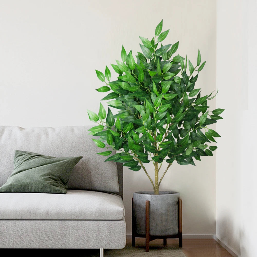 plantes artificielles eucalyptus saule tropical décoration intérieure et extérieure - vue 2 sur 9
