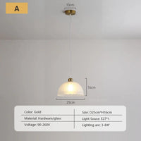 suspension en verre nordique pour décoration intérieure moderne