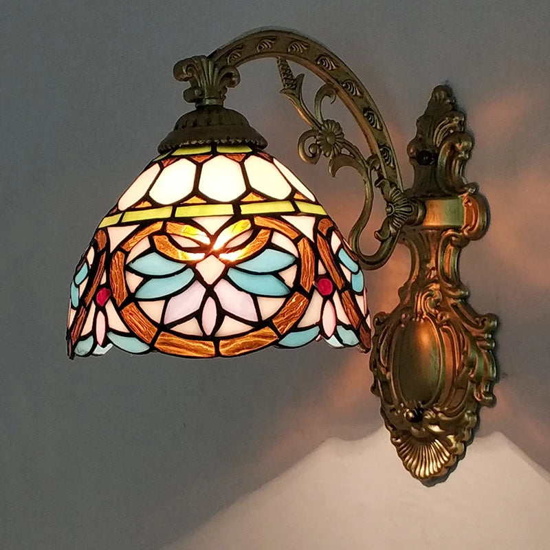Applique murale de style Tiffany - vue 3 sur 6