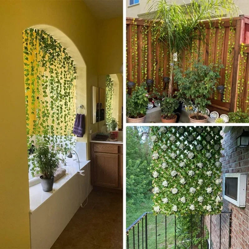 guirlande de noël artificielle pour décoration intérieure et extérieure - vue 5 sur 11