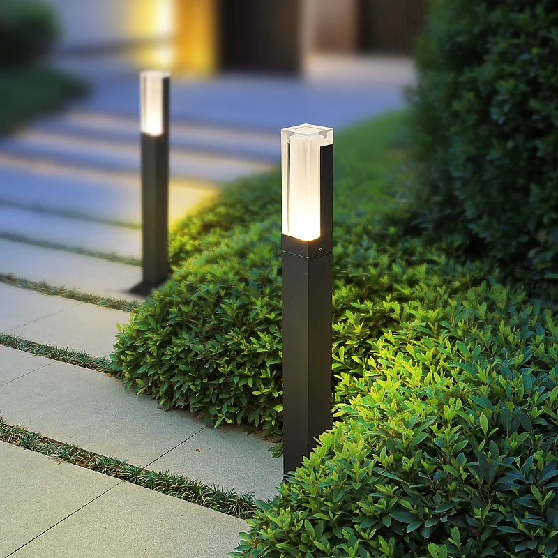 LED lampe à gazon paysage lumières pour la décoration de jardin IP65 étanche AC85-265V lumières de jardin éclairage extérieur pour maison de campagne - vue 5 sur 8