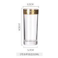 Verre à champagne cristal style européen bord raffiné
