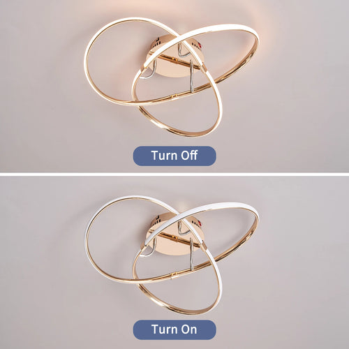 plafonnier led moderne pour maison intelligente avec alexa