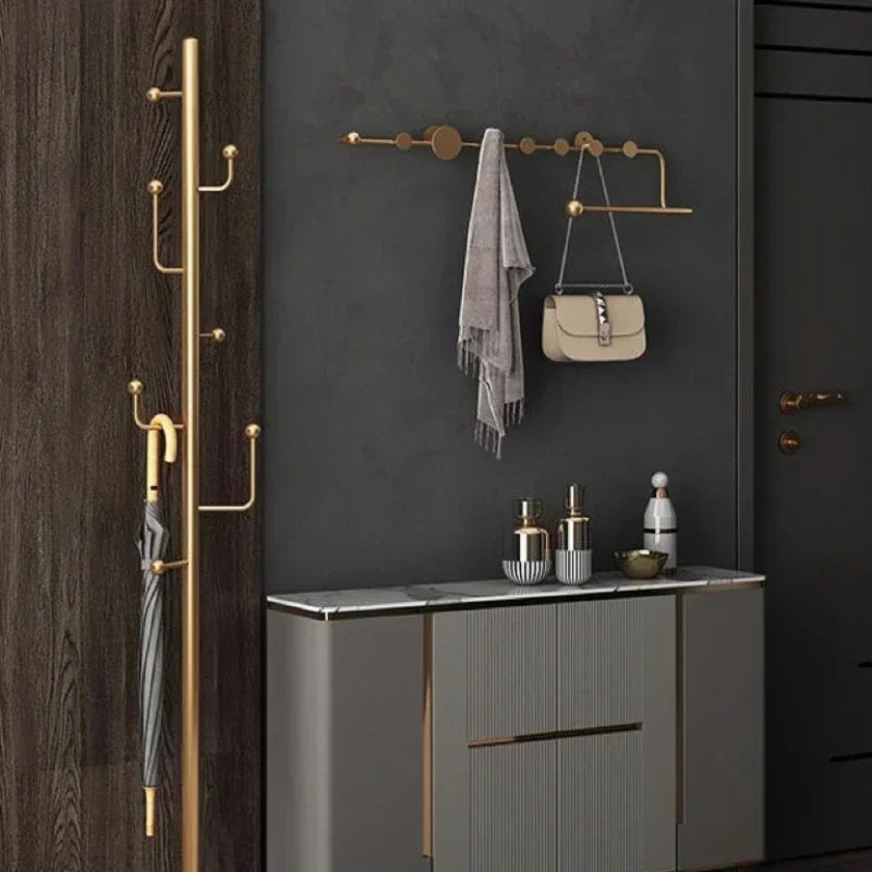 porte-vêtements et chapeaux de luxe nordique décoratif mural