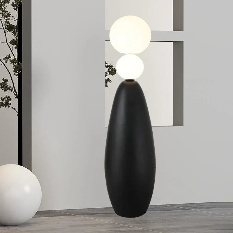 lampadaire led nordique gourde éclairage styliste italien support canapé décoratif