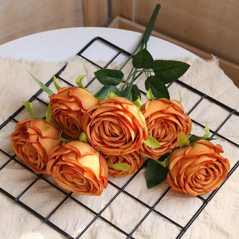 bouquets de roses artificielles pour décoration de mariage et artisanat - vue 9 sur 17