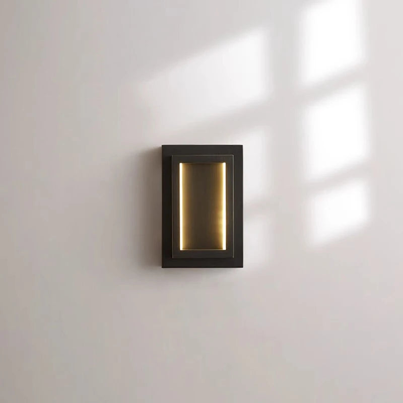 applique murale led rectangulaire en cuivre pour hôtel - vue 5 sur 8