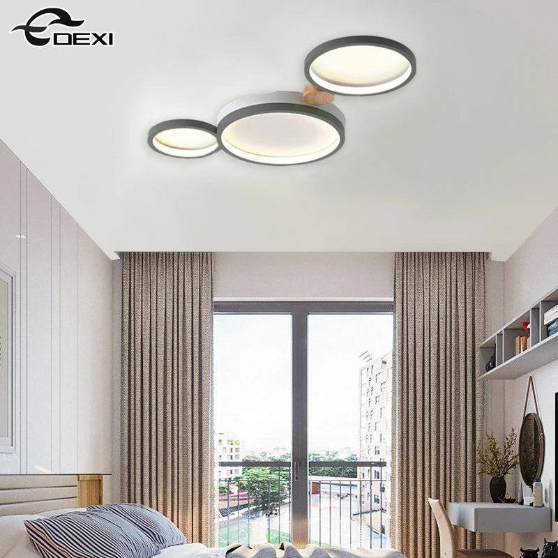 lustre nordique led pour salon café et vestiaire - vue 5 sur 25