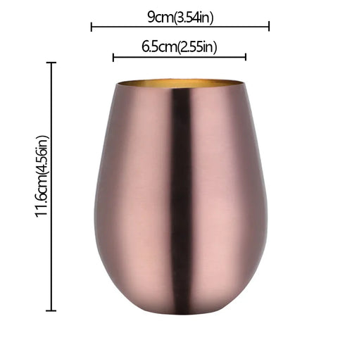 Gobelet acier inoxydable 500ml style moderne bar
