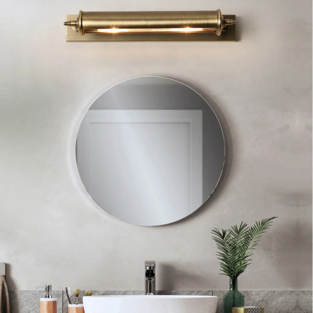 Moderne LED miroir avant lampe salle de bain matériel applique murale 10 W 445mm lumières Bronze LED salle de bain miroir ligne lampe - vue 4 sur 7