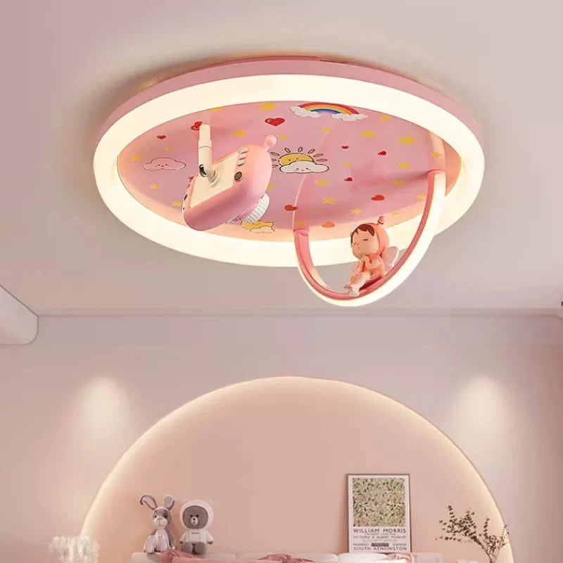 plafonnier enfant astronaute lampe mignonne décorative et chaleureuse - vue 2 sur 8