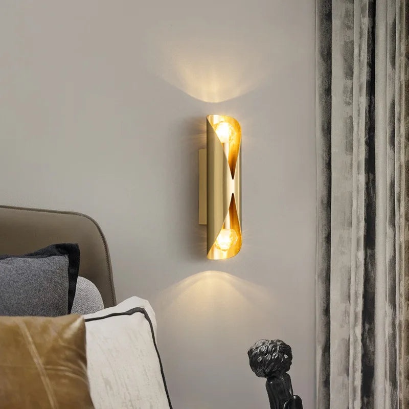 Applique murale led en cuivre moderne de qualité supérieure - vue 2 sur 8