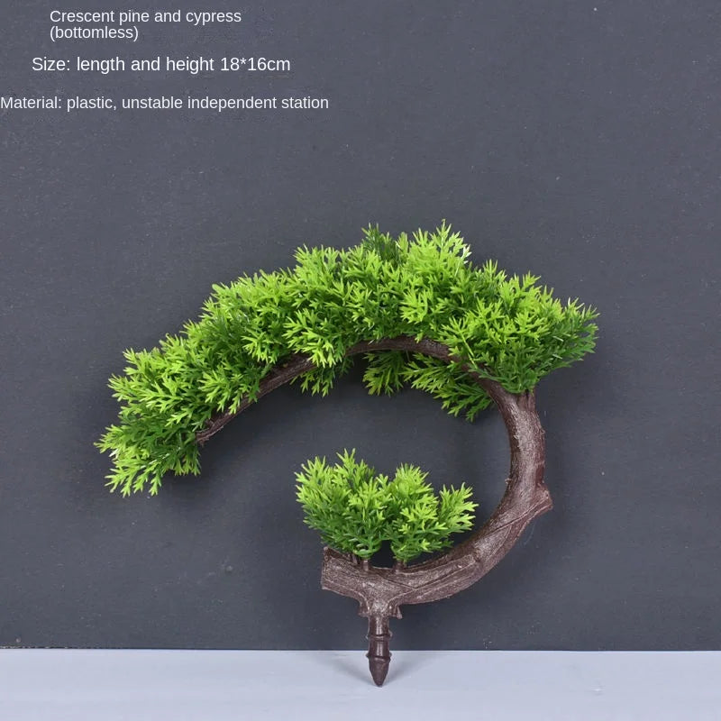 plante artificielle bonsaï en plastique pour décoration intérieure - vue 30 sur 41
