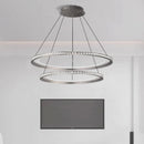 lustre moderne en suspension avec éclairage led intérieur