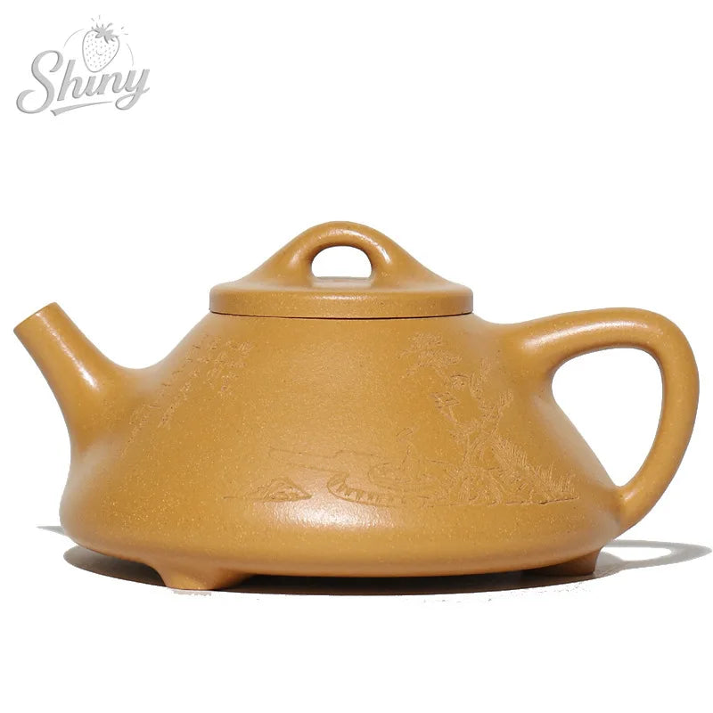 théière artisanale argile violette style shipiao kung fu - vue 6 sur 7