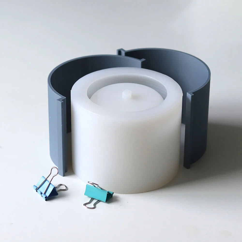 moule en silicone pour pots de fleurs en béton - vue 9 sur 10