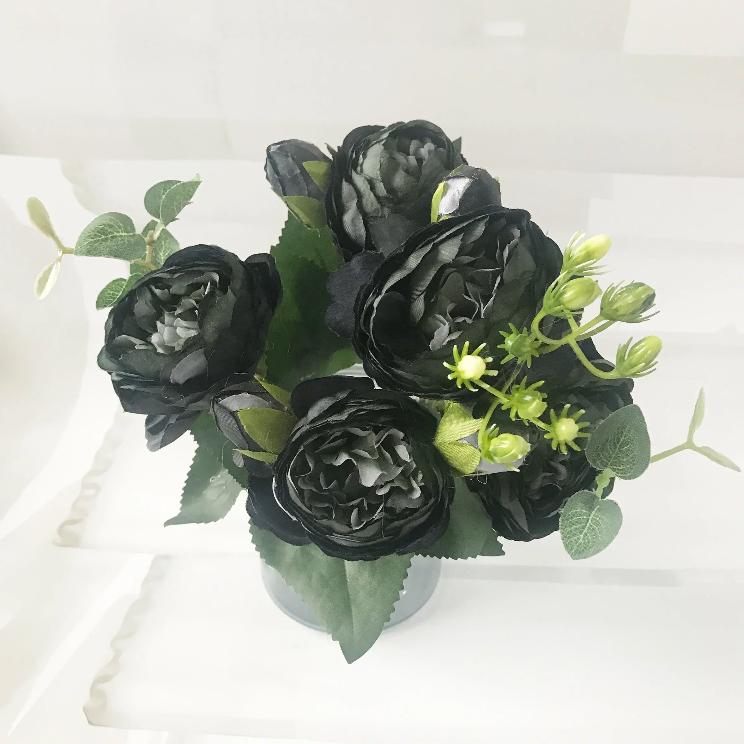bouquet de pivoines artificielles pour décoration de mariage intérieur - vue 16 sur 17