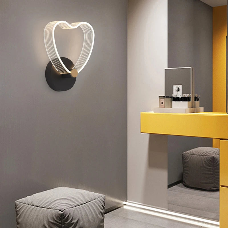applique murale led moderne pour un éclairage décoratif intérieur - vue 5 sur 14