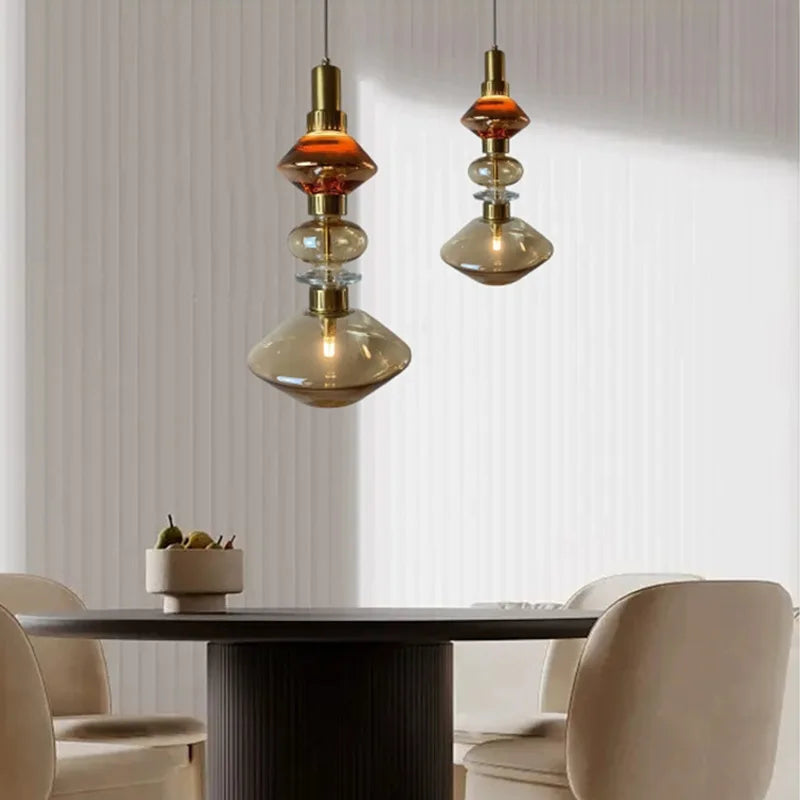 suspension décorative en verre style post-moderne pour divers espaces - vue 3 sur 13