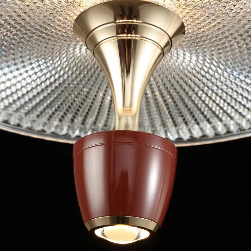 suspension minimalistes modernes en verre grain d'eau