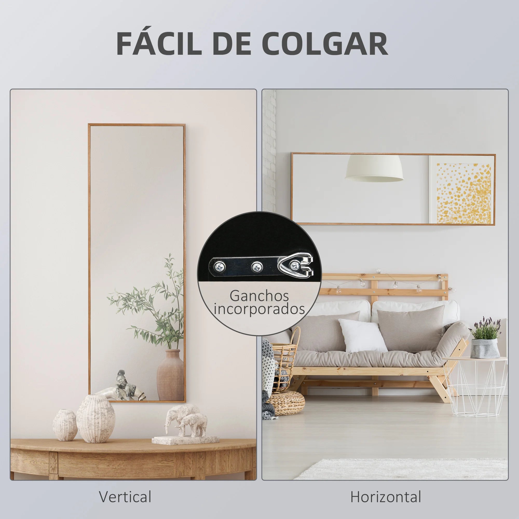 miroir mural décoratif corps entier pour intérieur - vue 8 sur 7