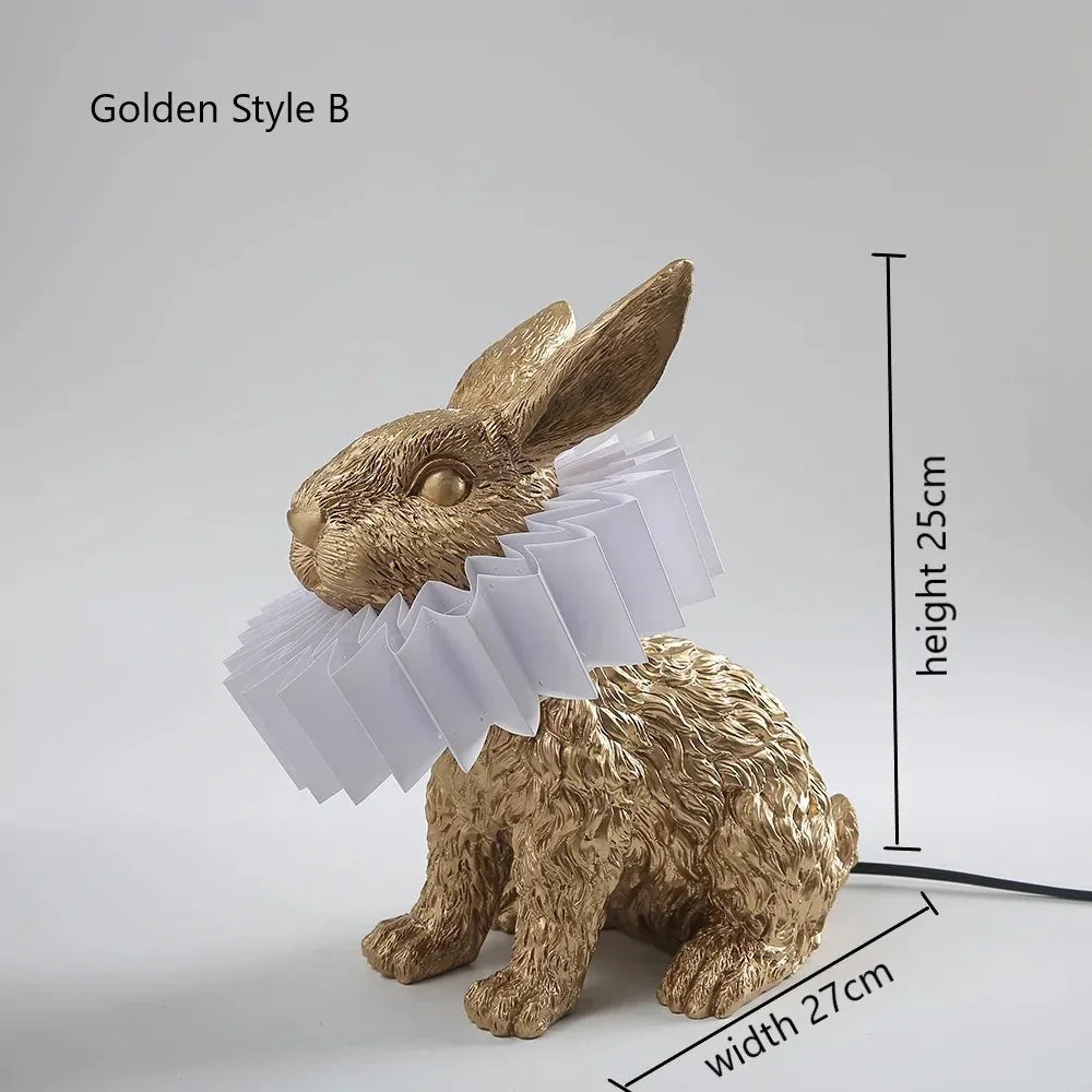 lampe de table lapin adorable pour décoration enfant