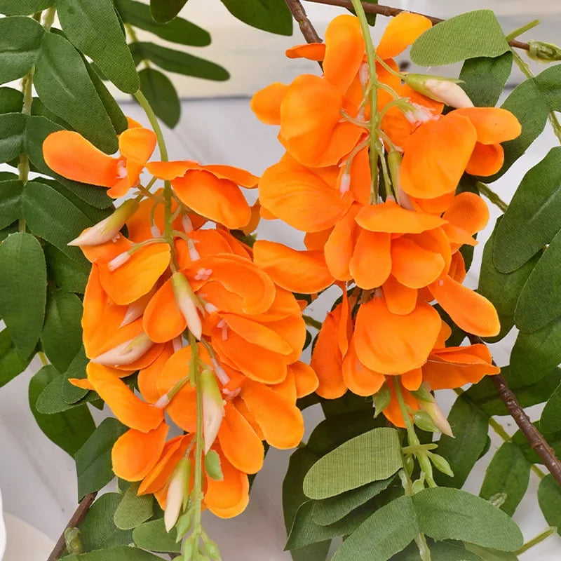 fleurs de glycine artificielles pour décoration intérieure élégante - vue 8 sur 11
