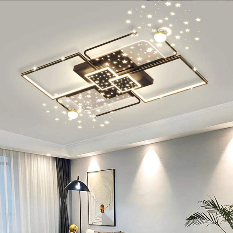 plafonnier led intelligent moderne créativité décoration intérieure - vue 2 sur 9