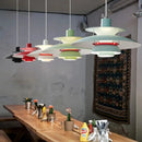 Moderne LED coloré parapluie suspension lustres nordiques lampe suspendue salle à manger Table Bar Restaurant luminaires
