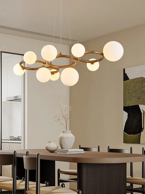 Lustres haricots magiques loft déco