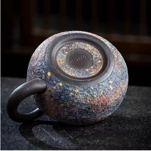 Théière xishi artisanale céramique style rétro chinois coffret