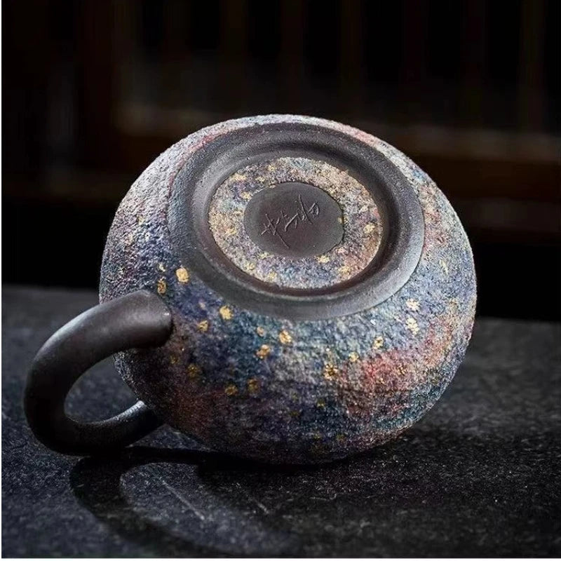 Théière xishi artisanale céramique style rétro chinois coffret - vue 7 sur 7