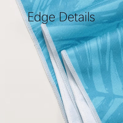 Serviette de plage motif étoiles séchage rapide absorbante