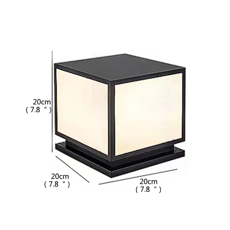 lampadaire d'extérieur vintage étanche moderne pour jardin et terrasse - vue 12 sur 14