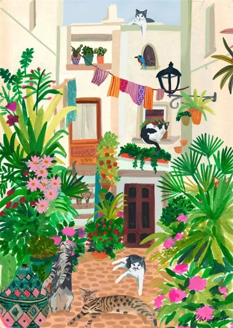 affiches colorées de paysages abstraits pour décoration intérieure