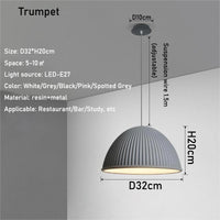 Nordique créatif Simple résine Ins Restaurant hôtel salon chambre chaud et romantique lustre