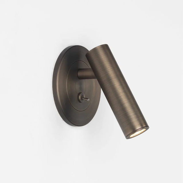 Applique murale led interrupteur projecteur bronze chambre