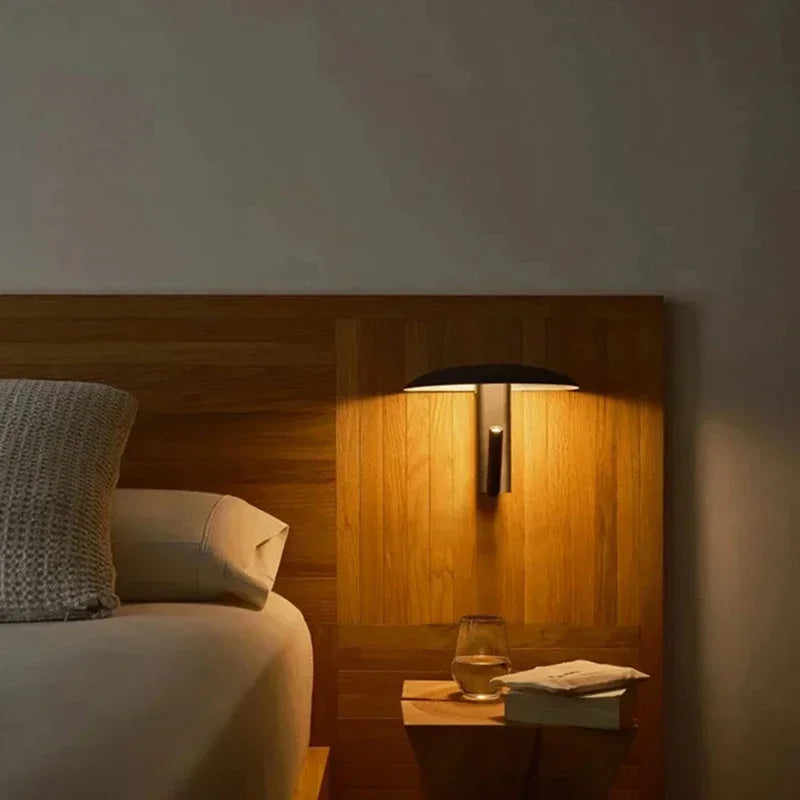 applique murale moderne rotative en métal design nordique lumière led - vue 4 sur 11