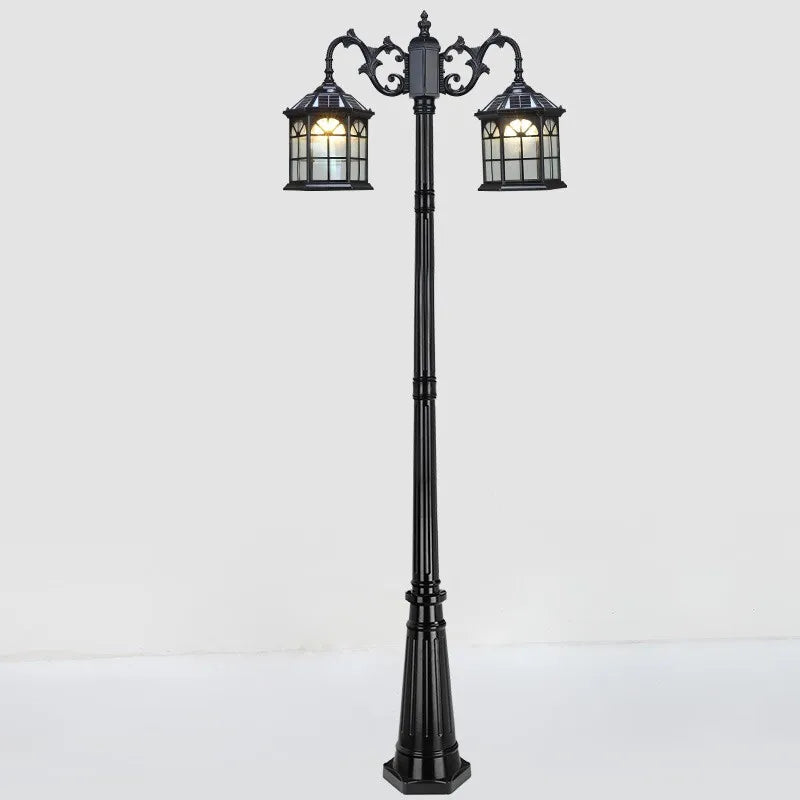 Lampadaire solaire de Style européen - vue 5 sur 10