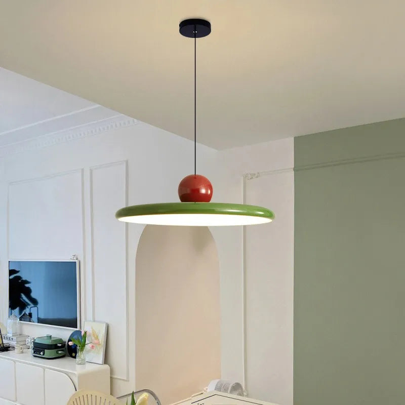 suspension led nordique style soucoupe pour éclairage intérieur