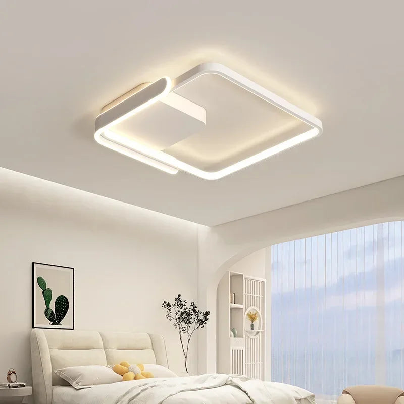 Plafonnier Led circulaire minimaliste moderne - vue 4 sur 10