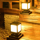 lanterne solaire colonne décorative pour jardin et extérieur
