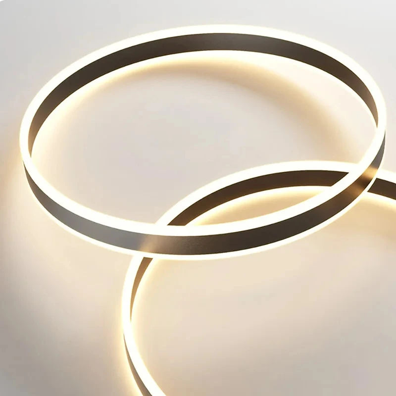 lustre minimaliste rond pour éclairage intérieur de luxe - vue 6 sur 10