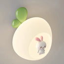 applique murale mignonnes pour enfants design lapin chat ours
