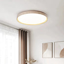 plafonnier Led en pierre Downlight monté en Surface rétro luminaires noyer bûche bois couleur chambre salon grande lumière