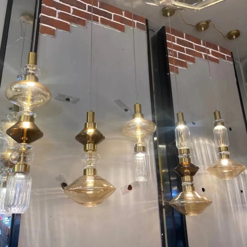 lustre led avec collocation gratuite et fil réglable - vue 6 sur 14