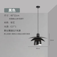 Style nordique lustre chevet chambre d'hôtel lampes Ufo Bar chambre lumière Led Restaurant lustre petit livre rouge